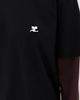 Courrèges Courrèges Double Sleeve T-Shirt Black/Burnt Red - 6