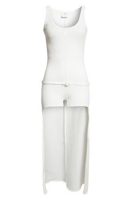 Courrèges Courrèges Droptail Cotton Rib Unitard