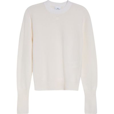 Courrèges Courrèges Fitted Merino Lambswool Sweater