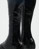 Courrèges Courrèges Flat Buckle Vinyl Boots Black - 4