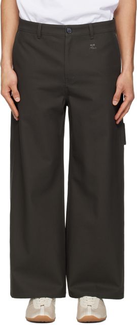 Courrèges Courrèges Gray Hammer Cotton Short Trousers