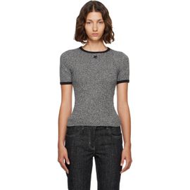 Courrèges Courrèges Gray Heather Contrast T-shirt