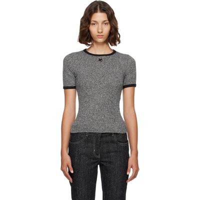 Courrèges Courrèges Gray Heather Contrast T-shirt