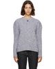 Courrèges Courrèges Gray Merino Wool Crewneck Sweater - 1