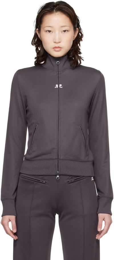 Courrèges Courrèges Gray Signature Track Jacket