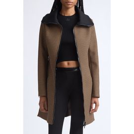 Courrèges Courrèges High Collar Houndstooth Coat