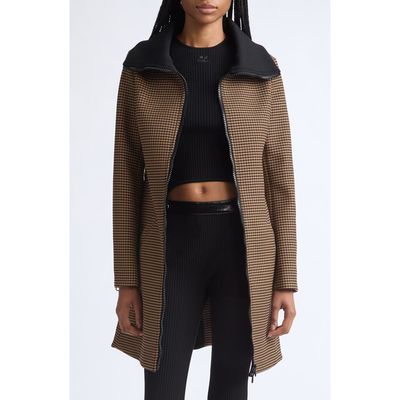 Courrèges Courrèges High Collar Houndstooth Coat