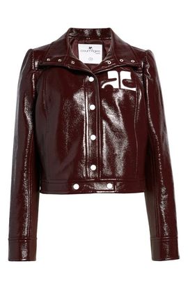 Courrèges Courrèges Logo Patch Vinyl Jacket