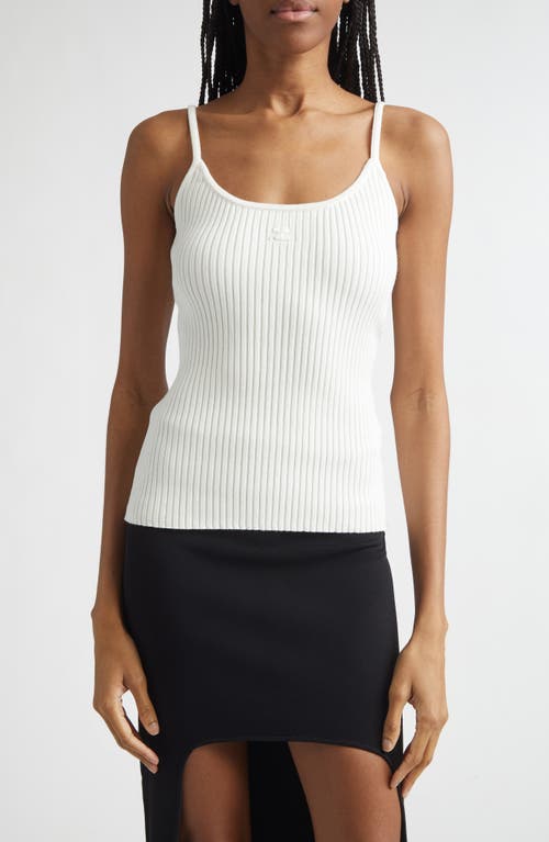 Courrèges Courrèges Logo Rib Tank Top