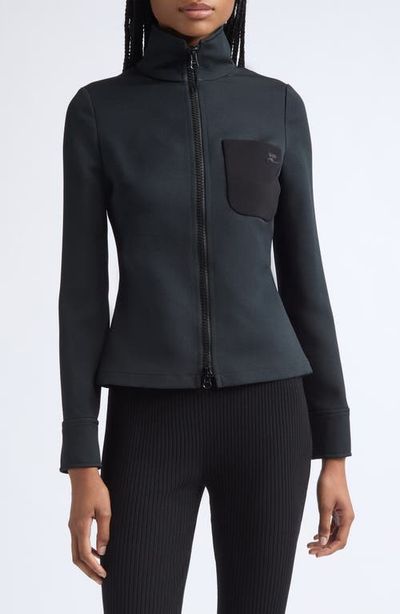 Courrèges Courrèges Long Sleeve Twill Zip Top