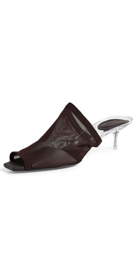 Courrèges Courrèges Mesh Mules Chocolate