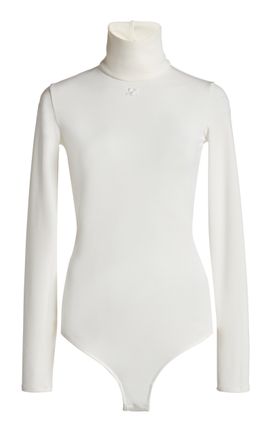 Courrèges Courrèges Mockneck Jersey Bodysuit