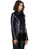 Courrèges Courrèges Navy High Collar Vinyl Jacket - 2