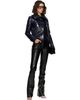 Courrèges Courrèges Navy High Collar Vinyl Jacket - 4