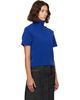Courrèges Courrèges Navy Ribbed Collar Milano Knit Top - 2