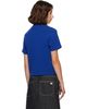 Courrèges Courrèges Navy Ribbed Collar Milano Knit Top - 3