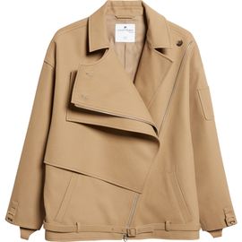 Courrèges Courrèges Oblique Short Cotton Trench Jacket