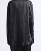 Courrèges Courrèges Oversize Crinkled Satin Button-Up Shirt - 3