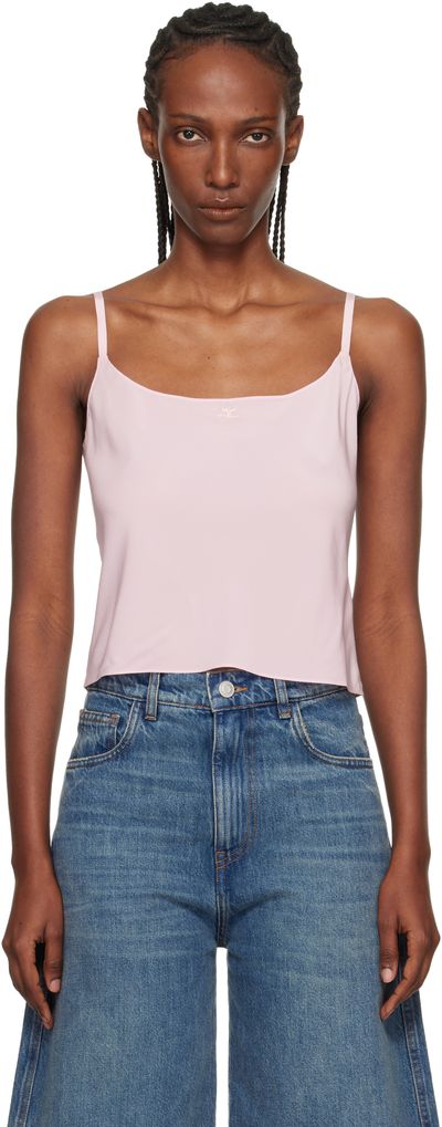 Courrèges Courrèges Pink Lingerie Silk Top