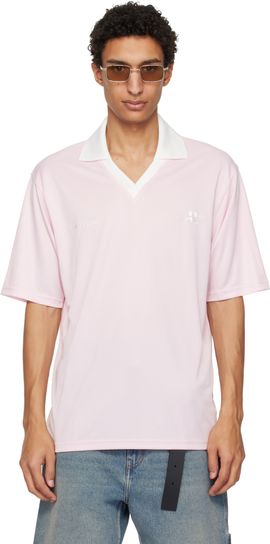 Courrèges Courrèges Pink Oversized Sports Polo