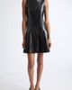 Courrèges Courrèges Pleated Faux Leather Minidress - 1