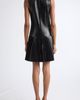 Courrèges Courrèges Pleated Faux Leather Minidress - 2