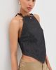 Courrèges Courrèges Pointy Denim Tank Top Brut - 2