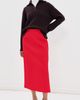 Courrèges Courrèges Ribbed Merino Wool Trucker Sweater Burnt Red - 5