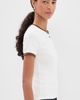 Courrèges Courrèges Signature Contrast T-Shirt PILLOW/SMOKY BROWN - 4