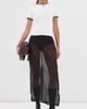 Courrèges Courrèges Signature Contrast T-Shirt PILLOW/SMOKY BROWN - 5