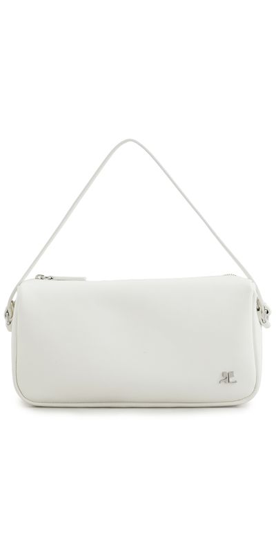 Courrèges Courrèges Soft Leather Camera Bag HERITAGE WHITE One