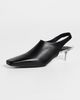 Courrèges Courrèges Transparent Kitten-Heel Slingbacks Black - 2