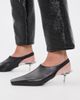 Courrèges Courrèges Transparent Kitten-Heel Slingbacks Black - 3
