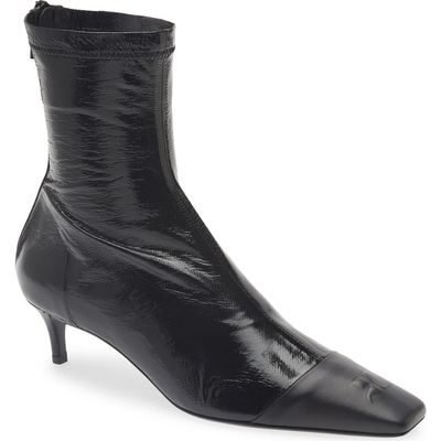 Courrèges Courrèges Vinyl Toe Cap Ankle Boot