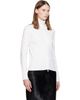 Courrèges Courrèges White Zipped Merino Wool Cardigan - 2