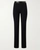 COURRÈGES Ribbed flared vinyl pants - 1