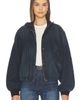 Courtney Zheng Courtney Zheng Cropped Denim Bomber Jacket - 2