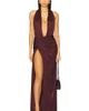 Courtney Zheng Courtney Zheng Selene Plunge Jersey Gown - 1