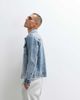 Courtside Courtside distressed denim jacket with rhinestone embellishments in light wash blue - 3