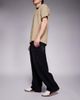 Courtside Courtside extreme baggy straight leg jeans in washed black - 3
