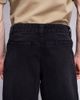 Courtside Courtside extreme baggy straight leg jeans in washed black - 4
