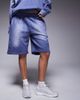 Courtside Courtside logo detail relaxed raw hem shorts in washed blue - part of a set - 2