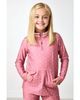 Courtside Kids Courtside Kids Girls' Retro Half Zip Pullover Sweatshirts - 6