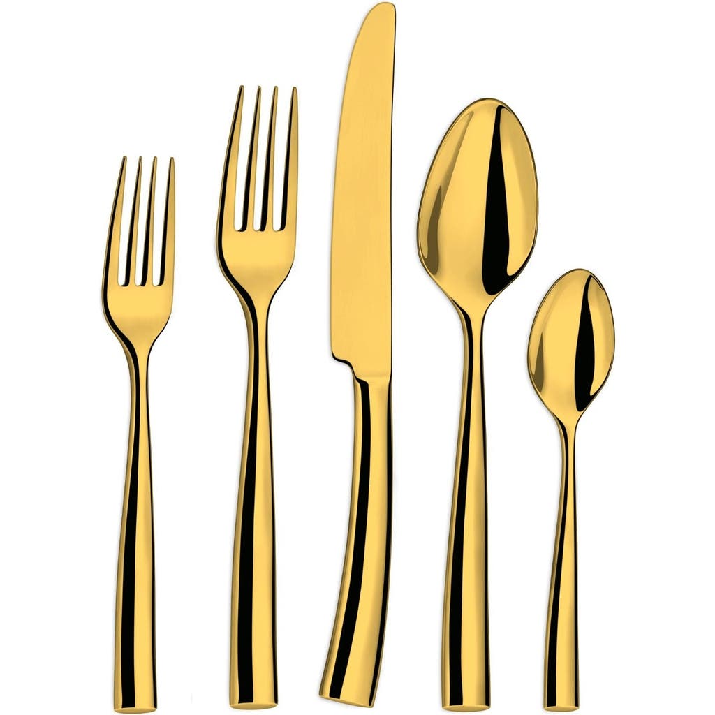 Couzon Couzon Silhouette PVD Gold 5 Piece Place Setting 