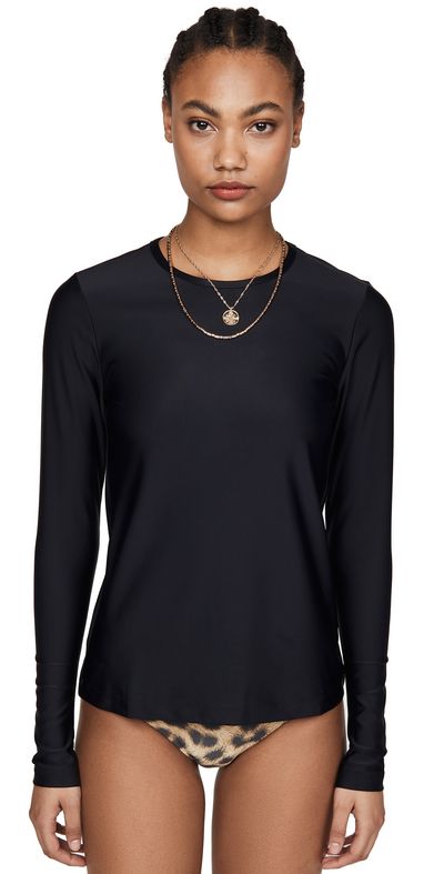 Cover Cover Perfect Swim Rash Guard Tee Black M