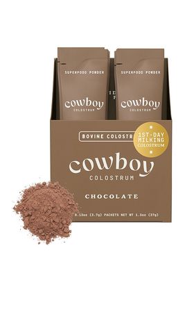 Cowboy Colostrum Cowboy Colostrum Chocolate Stick Packs 10ct