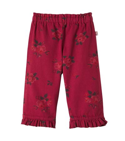 Cozmo Cozmo Baby floral cotton twill pants