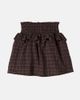 Cozmo Cozmo Baia checked cotton flannel skirt - 2