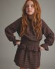 Cozmo Cozmo Baia checked cotton flannel skirt - 4