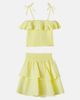 Cozmo Cozmo Bellis linen and cotton top and skirt set - 4